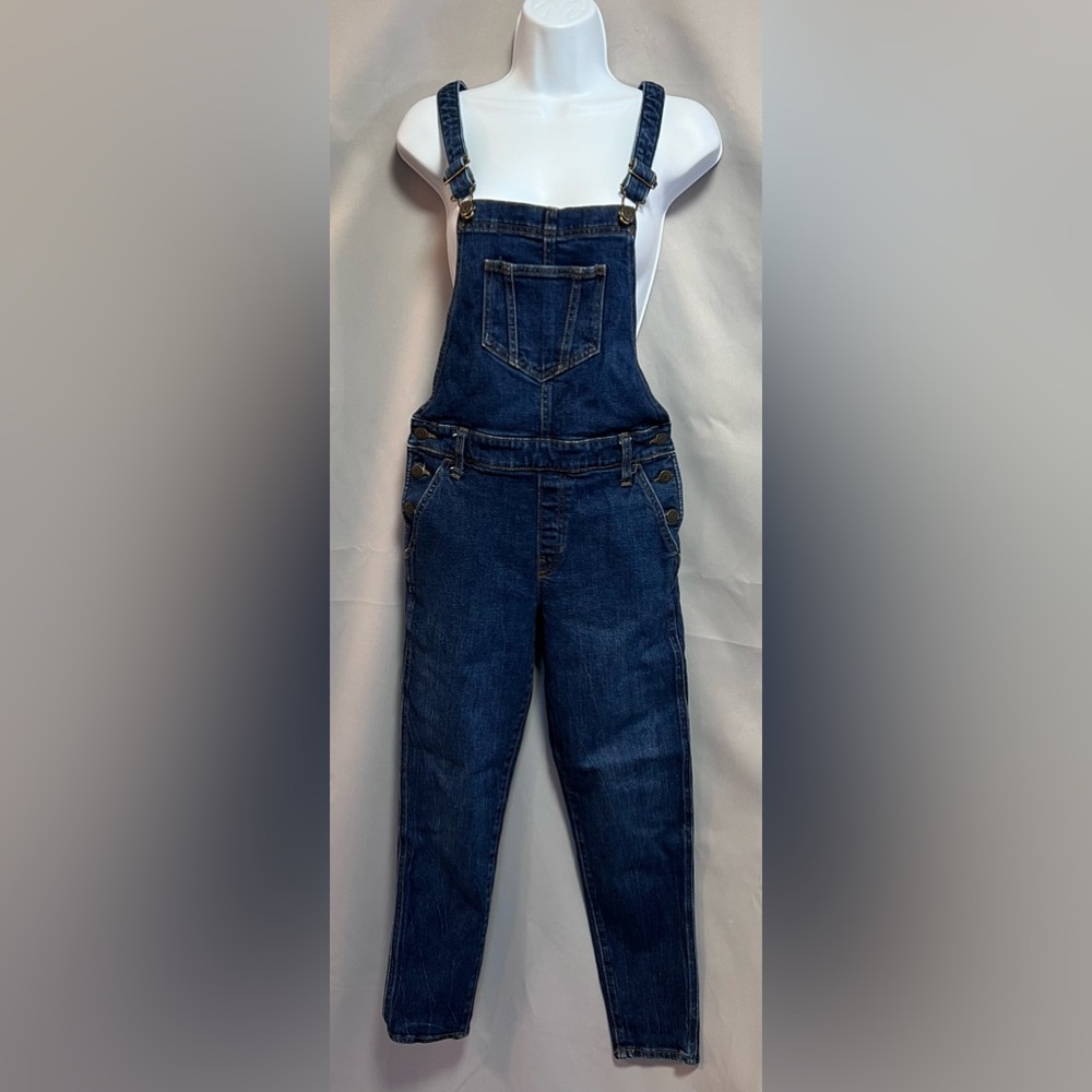 Women’s OLD NAVY Nikita Dark Wash Jean Overalls‎ Size 0